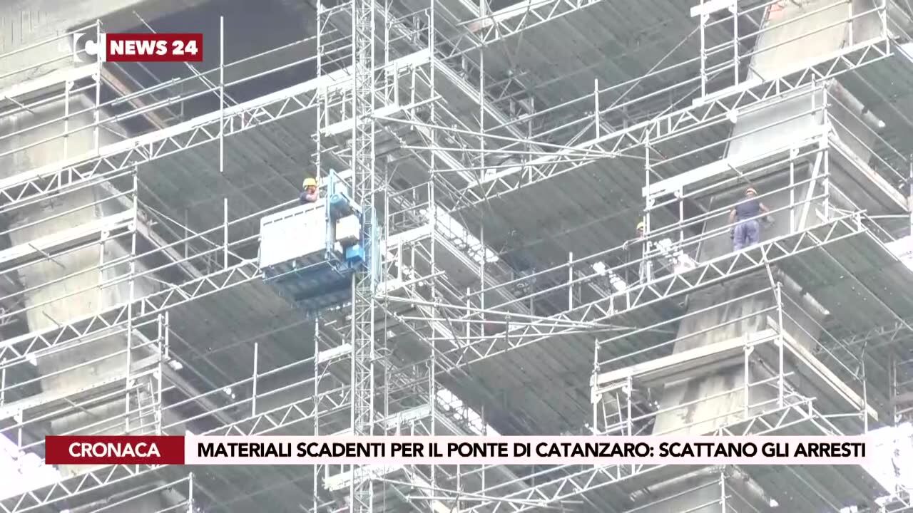 Materiali scadenti per il ponte di Catanzaro: scattano gli arresti