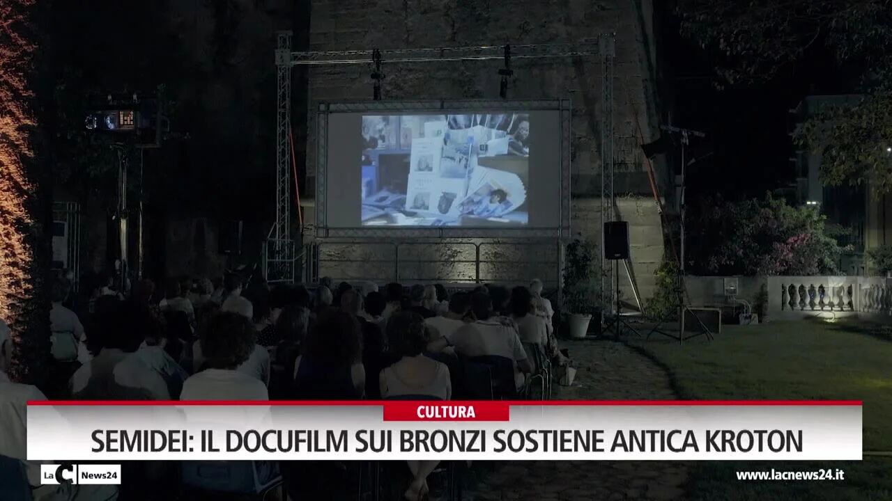 Semidei: il docufilm sui bronzi sostiene antica Kroton