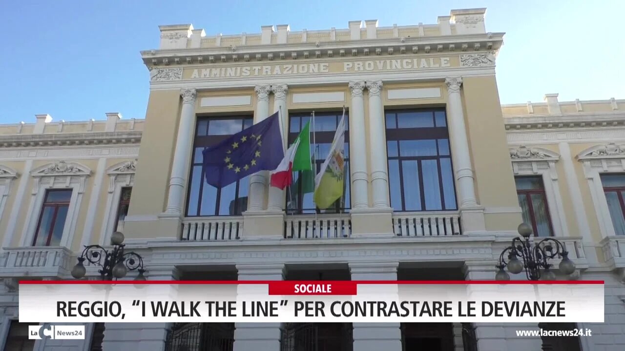 Reggio, “I walk the line” per contrastare le devianze