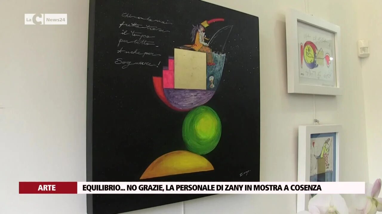 Equilibrio... no grazie, la personale di Zany in mostra a Cosenza