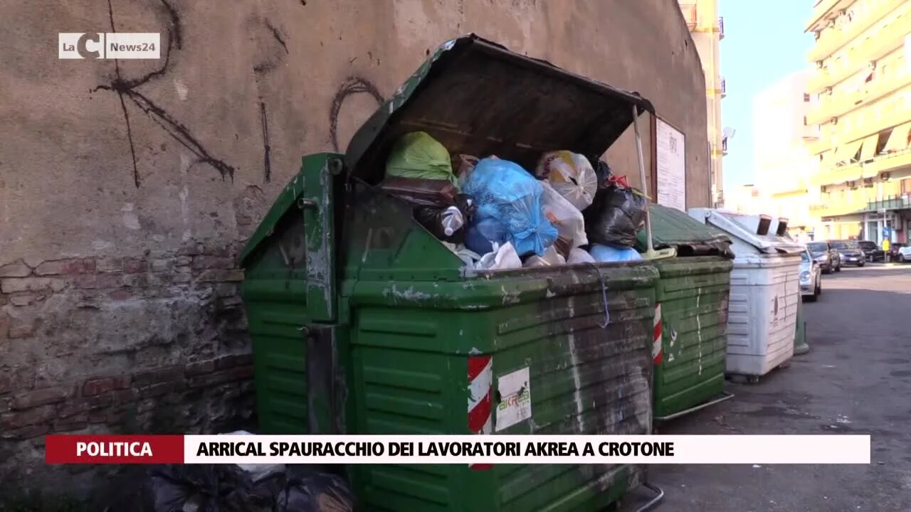 Arrical spauracchio dei lavoratori Akrea a Crotone