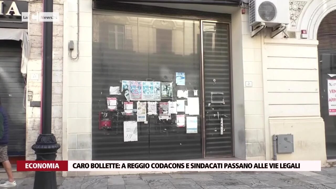 Caro bollette: a Reggio Codacons e sindacati passano alle vie legali