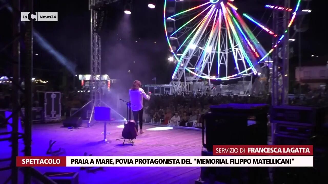 Praia a Mare, Povia protagonista del Memorial Filippo Matellicani