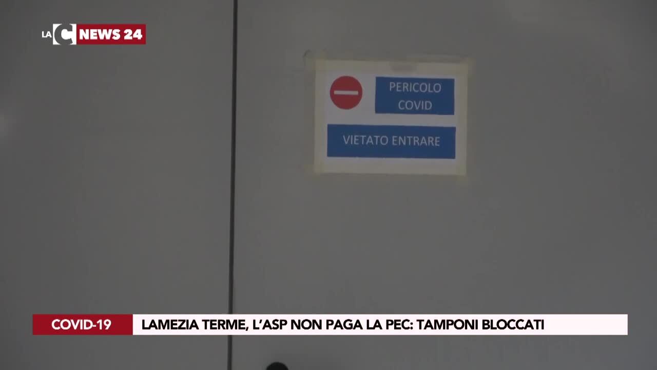 Lamezia Terme, l’Asp non paga la pec: tamponi bloccati