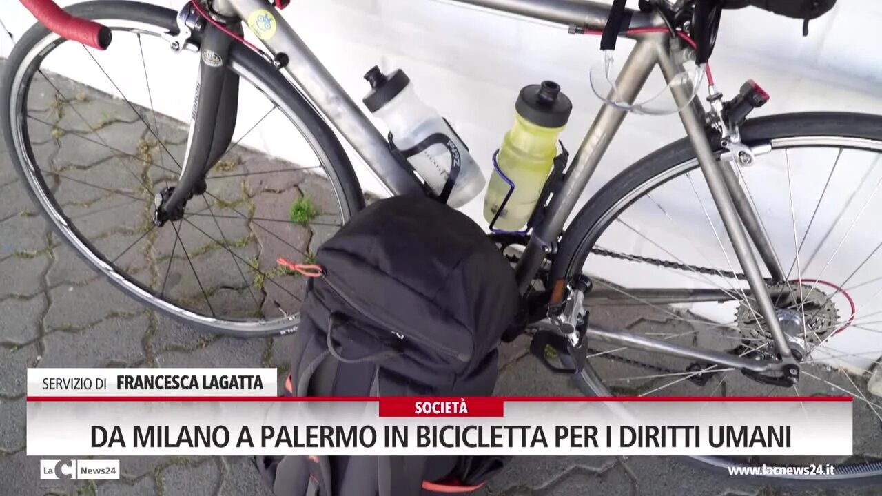 Da Milano a Palermo in bicicletta per i diritti umani