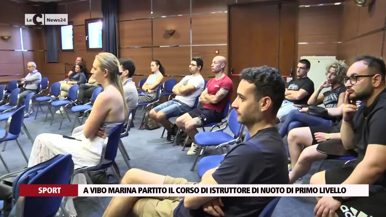A Vibo Marina partito il corso di istruttore di nuoto di primo livello