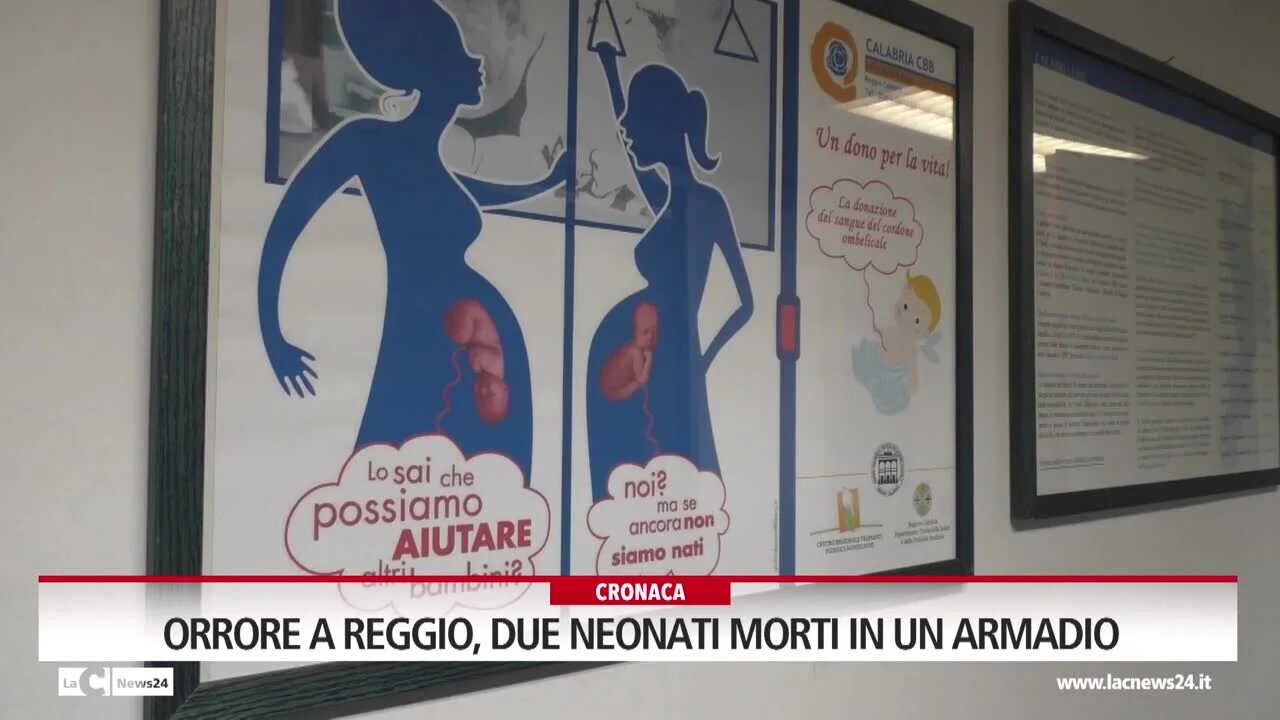 Orrore a Reggio, due neonati morti in un armadio