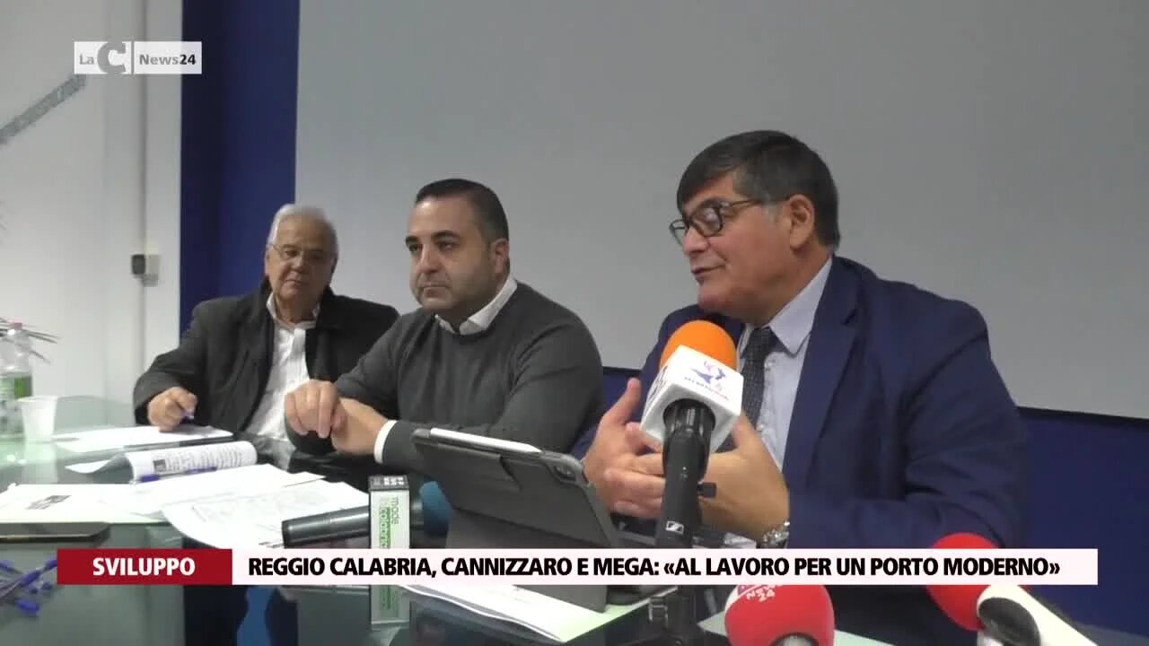 Reggio, Cannizzaro e Mega: «al lavoro per un porto moderno»