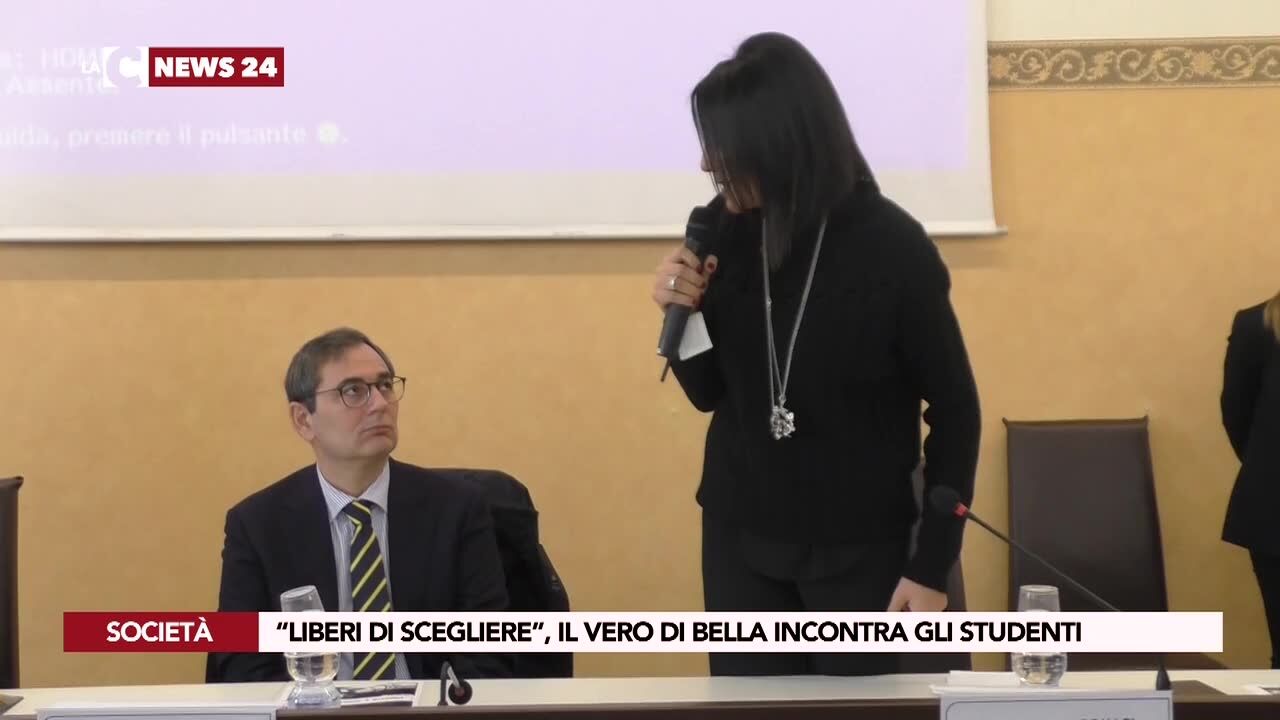 “Liberi di scegliere”, Di Bella incontra gli studenti