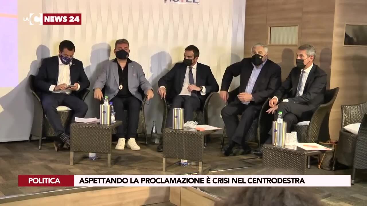 Aspettando la proclamazione è crisi nel centrodestra