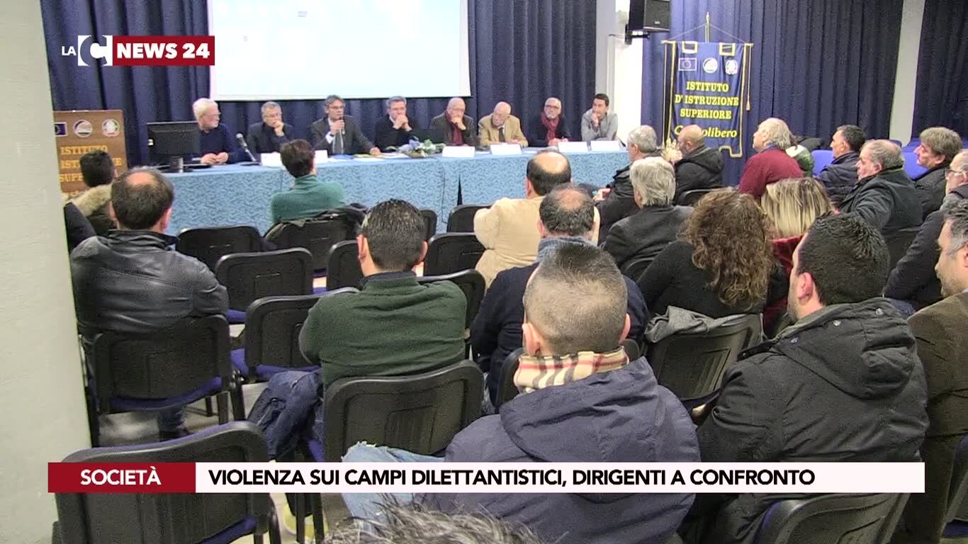 Violenza sui campi dilettantistici, dirigenti a confronto