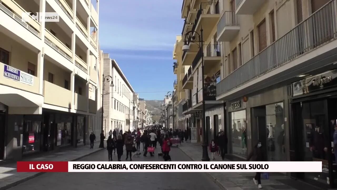 Reggio Calabria, Confesercenti contro il canone sul suolo