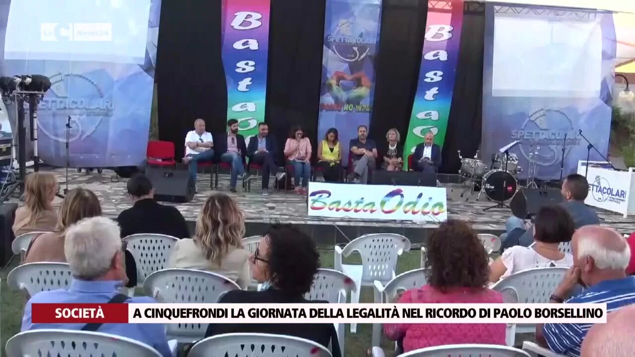 A Cinquefrondi la giornata della legalità nel ricordo di Paolo Borsellino