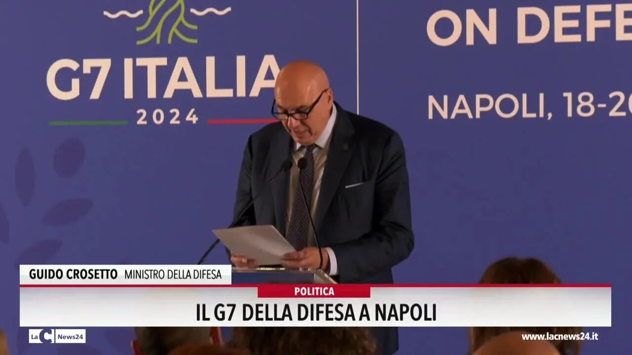 Il G7 della difesa a Napoli