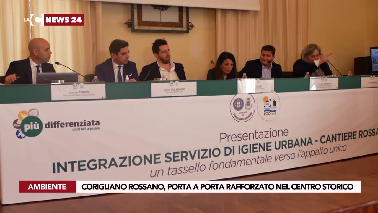 Corigliano Rossano, porta a porta rafforzato nel centro storico