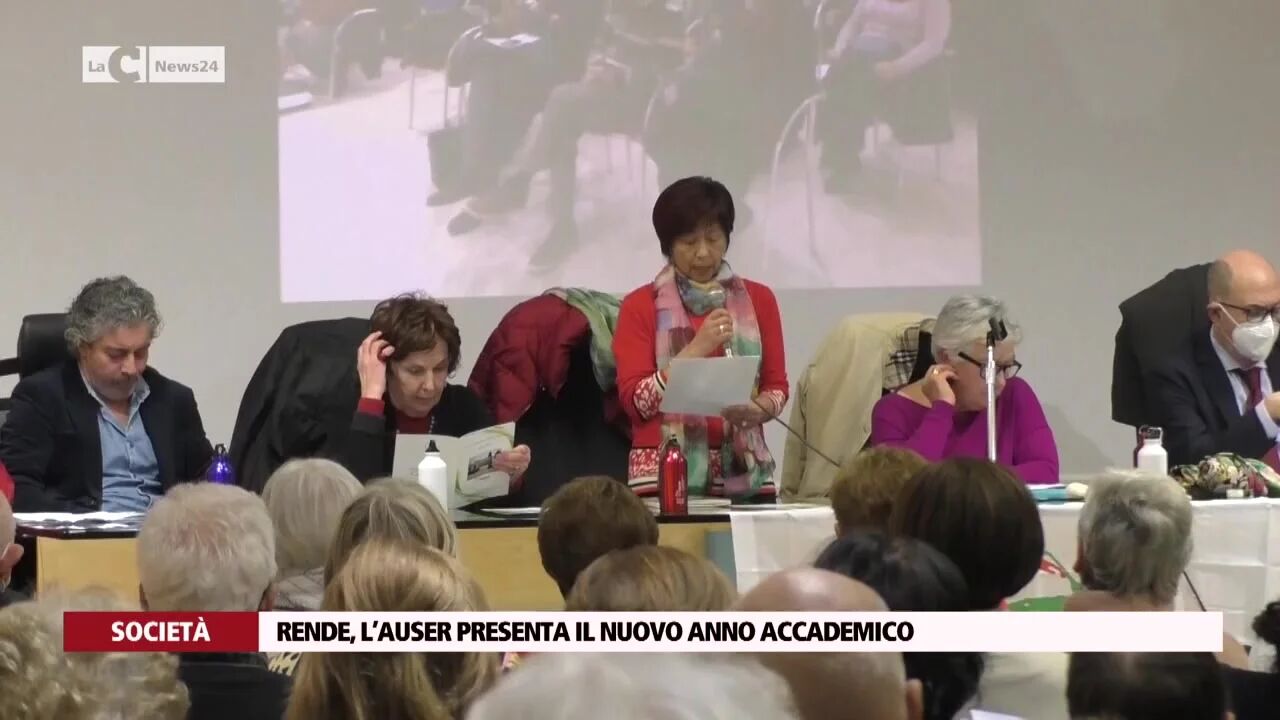 Rende, l’Auser presenta il nuovo anno accademico