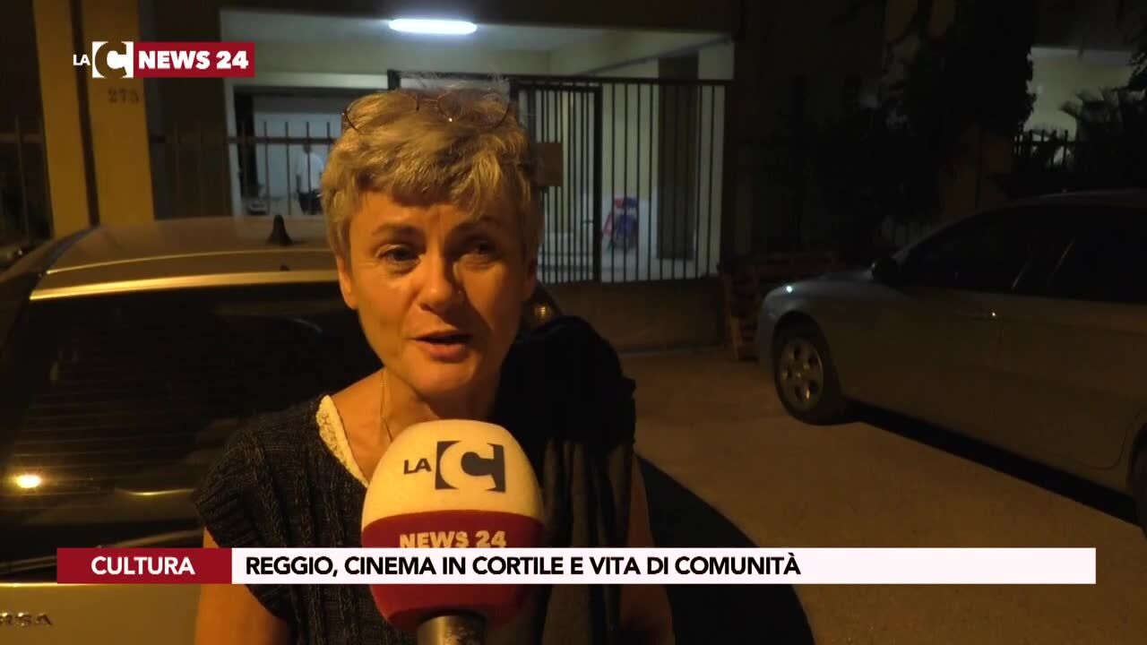 Reggio, cinema in cortile e vita di comunità
