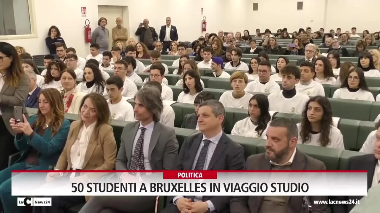 La Regione Calabria premia 67 studenti meritevoli con un viaggio studio a Bruxelles