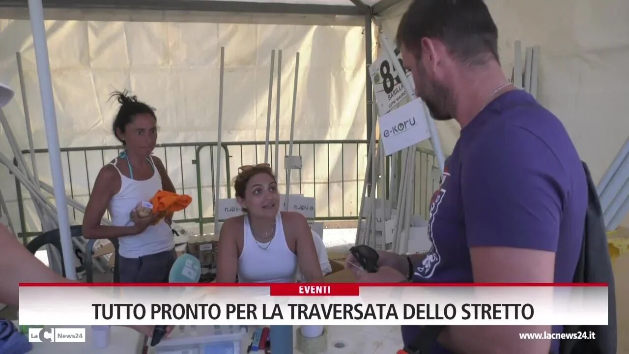 Tutto pronto per la traversata dello Stretto