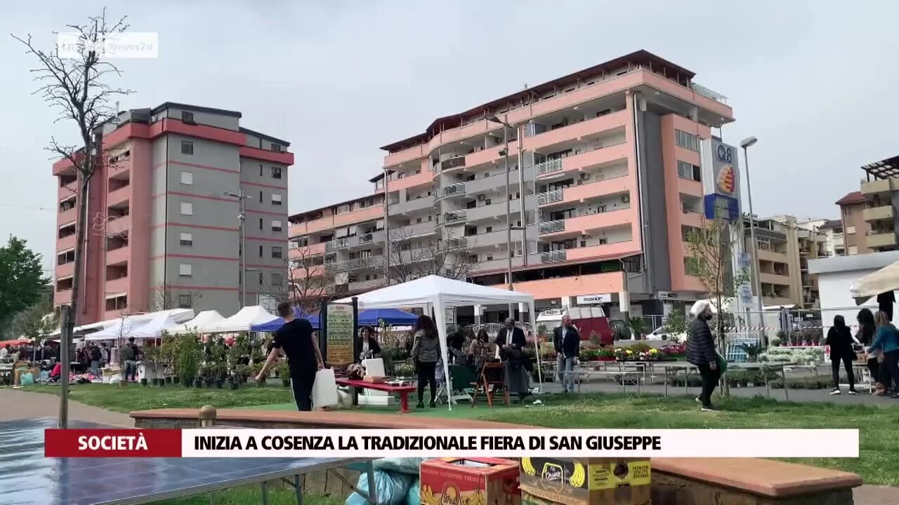 Inizia a Cosenza la tradizionale fiera di San Giuseppe