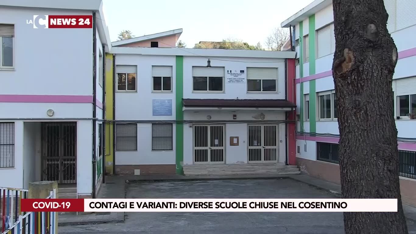 Contagi e varianti: diverse scuole chiuse nel Cosentino