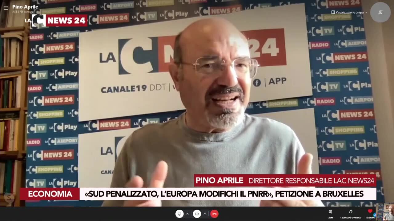 «Sud penalizzato, l’Europa modifichi il Pnrr», petizione a Bruxelles