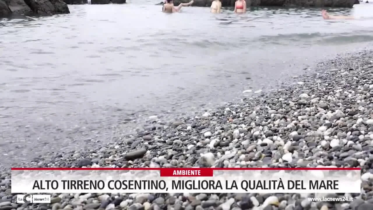 Alto tirreno cosentino, migliora la qualità del mare