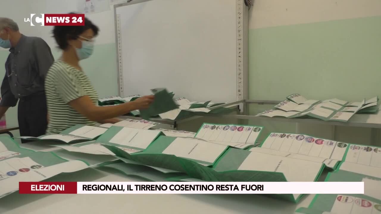 Regionali, il Tirreno cosentino resta fuori