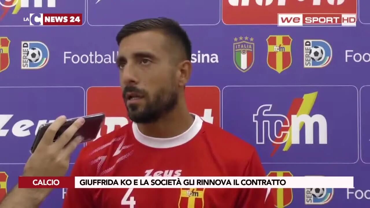 Giuffrida ko e la società gli rinnova il contratto