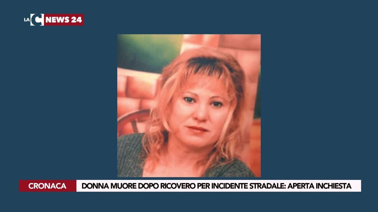 Donna muore dopo ricovero per incidente stradale: aperta inchiesta