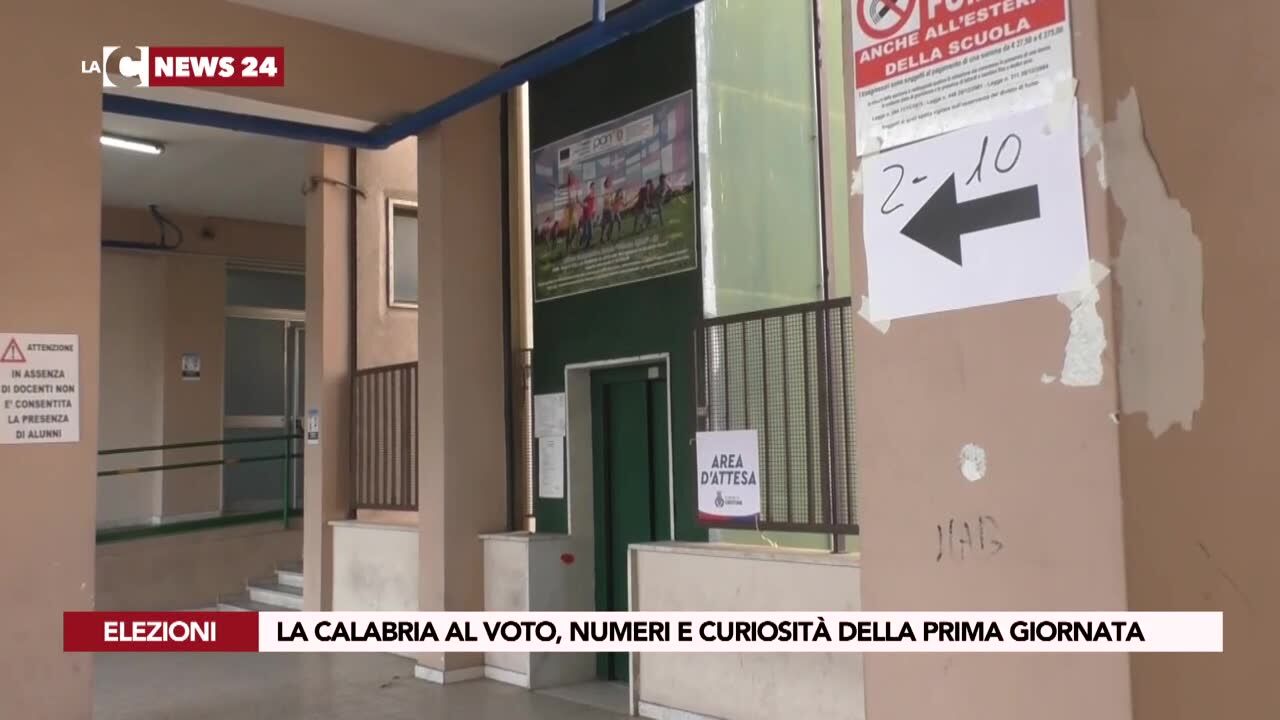 La Calabria al voto, numeri e curiosità della prima giornata