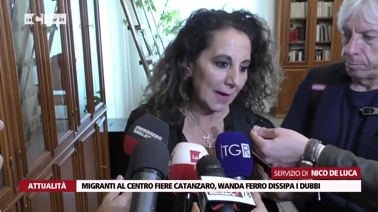Migranti al centro fiere Catanzaro, Wanda Ferro dissipa i dubbi
