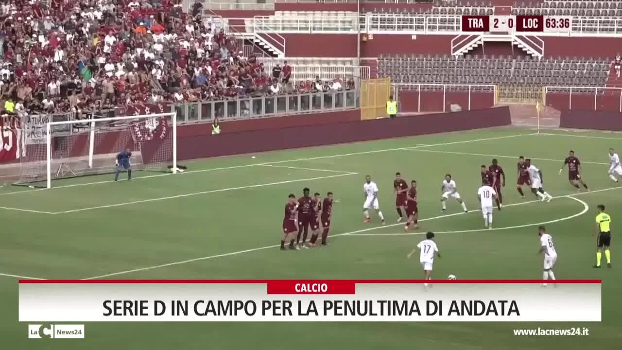 Serie D in campo per la penultima di andata