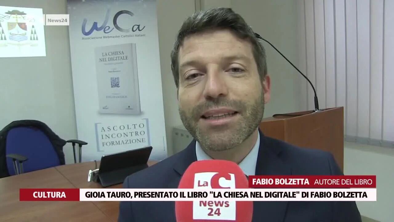 Gioia Tauro, presentato il libro "La chiesa nel digitale" di Fabio Bolzetta