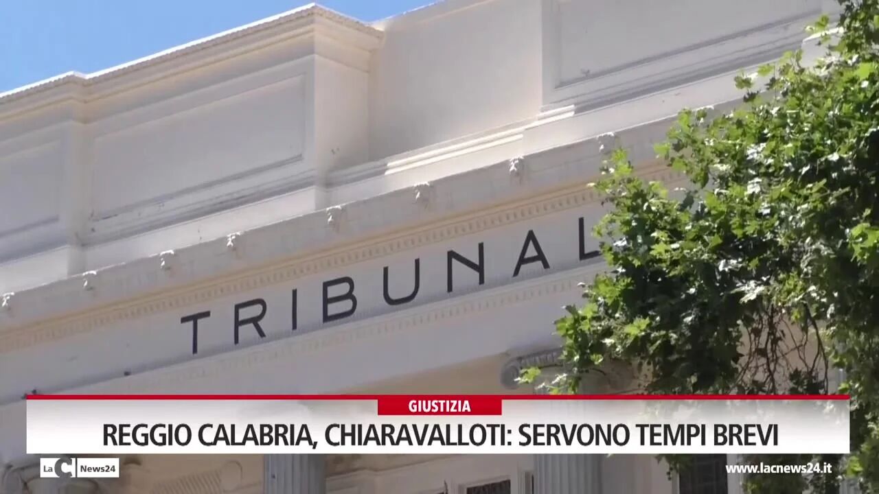 Reggio Calabria, Chiaravalloti, servono tempi brevi