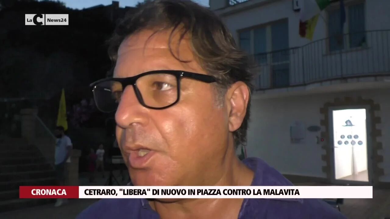 Cetraro, "Libera" di nuovo in piazza contro la malavita