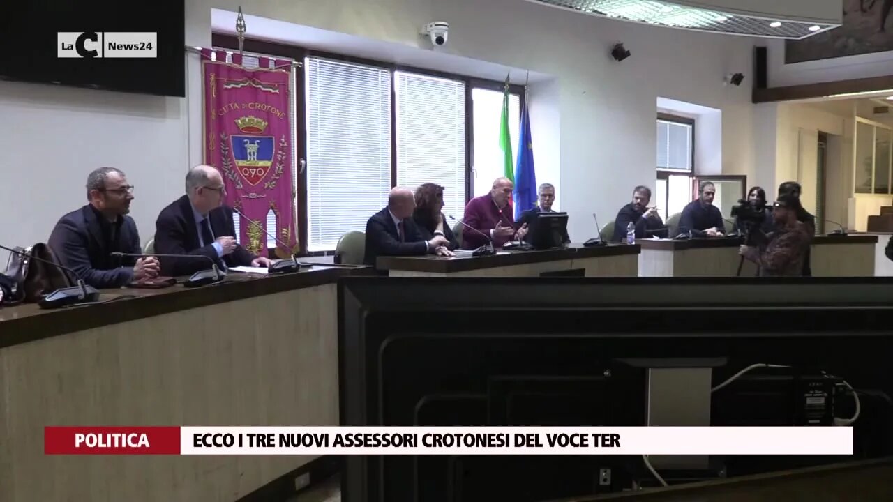 Ecco i tre nuovi assessori crotonesi del Voce ter