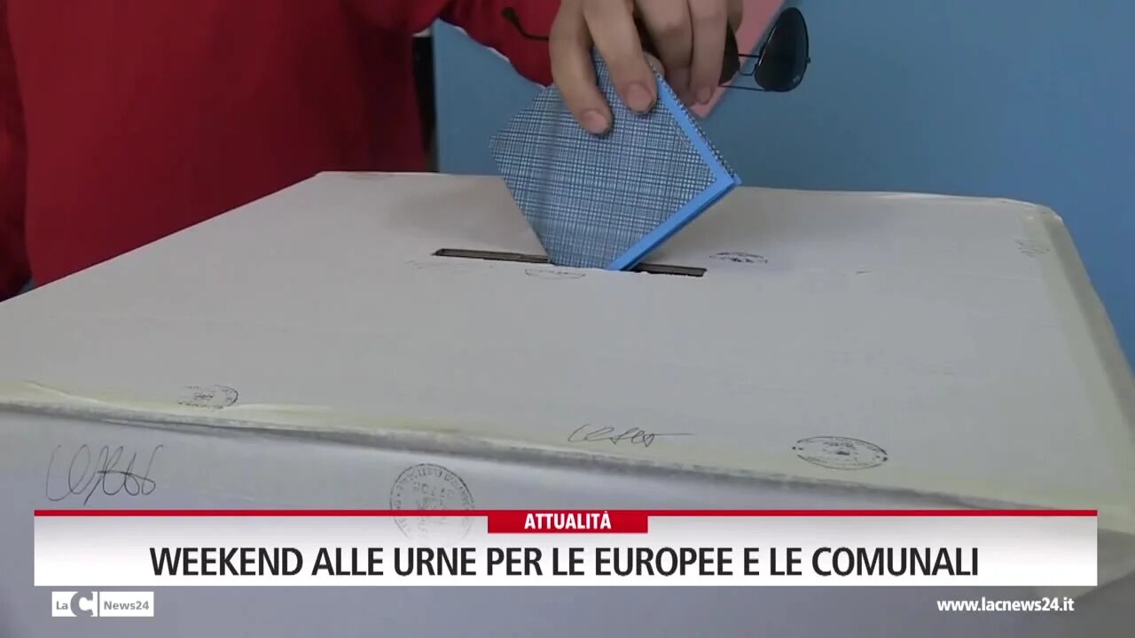 Weekend alle urne per le europee e le comunali