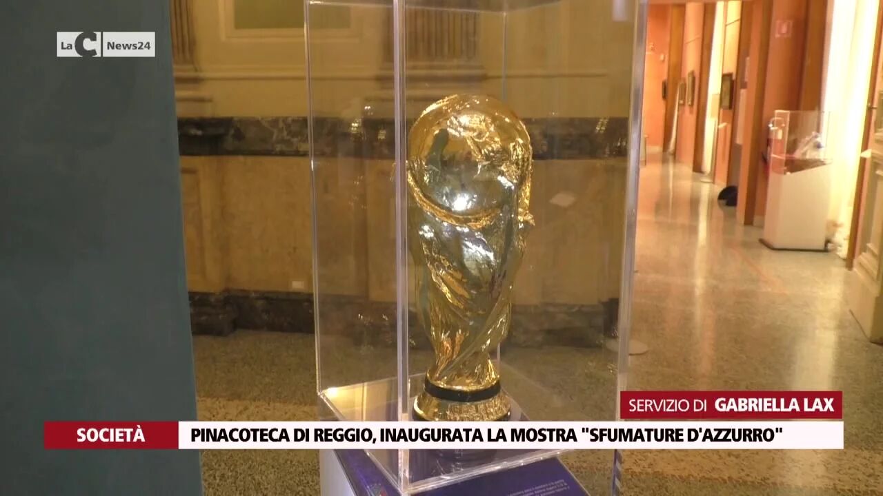 Pinacoteca di Reggio, inaugurata la mostra "sfumature d'azzurro"