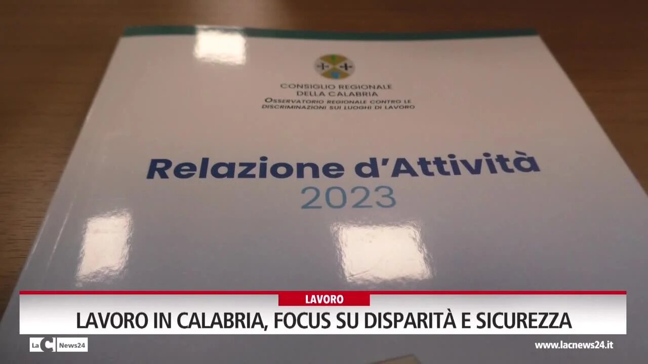 Lavoro in Calabria, focus su disparità e sicurezza