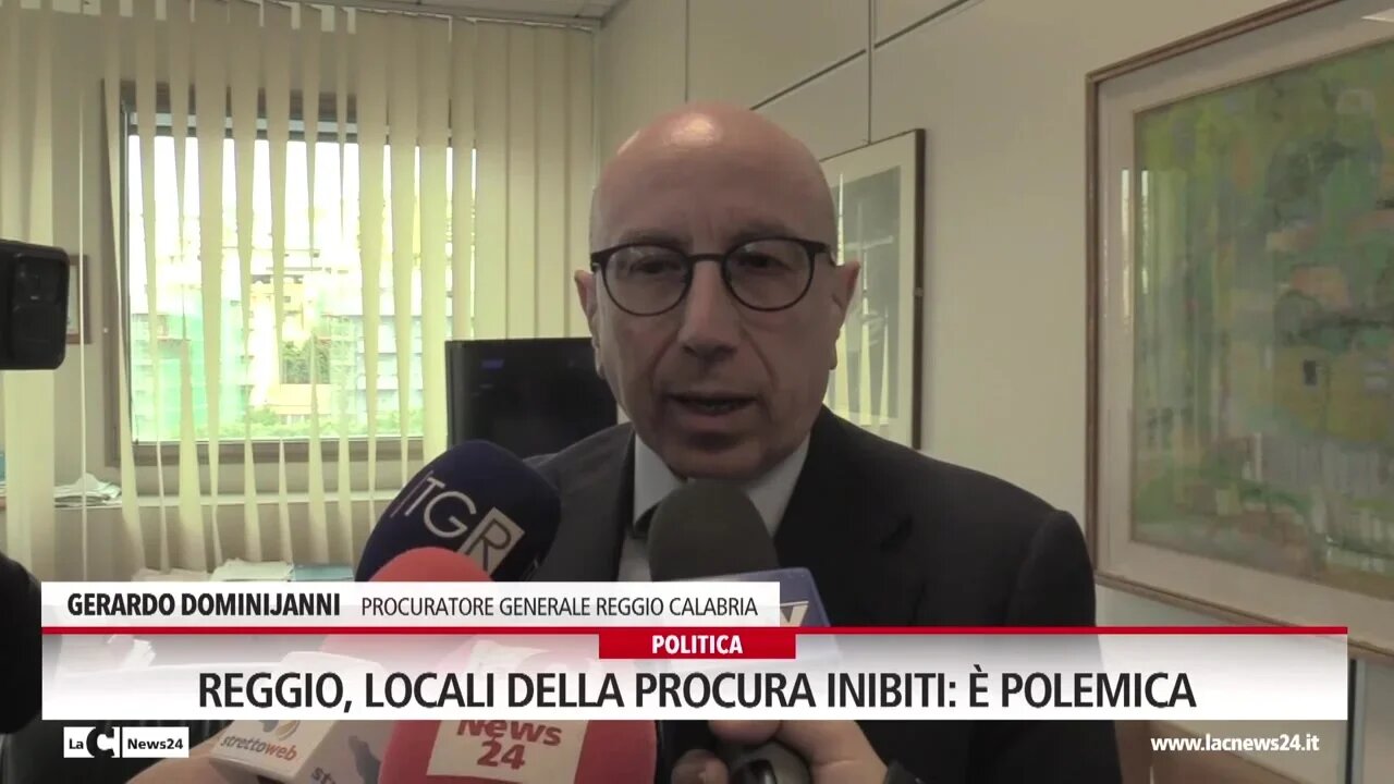 Reggio, locali della Procura inibiti: è polemica