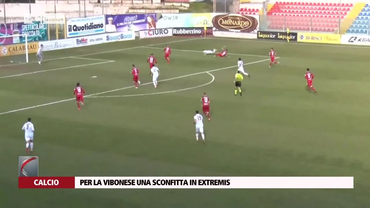 Per la Vibonese una sconfitta in extremis