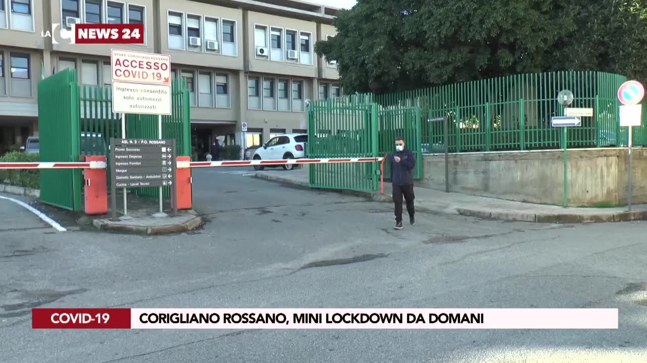 Corigliano Rossano, mini lockdown da domani