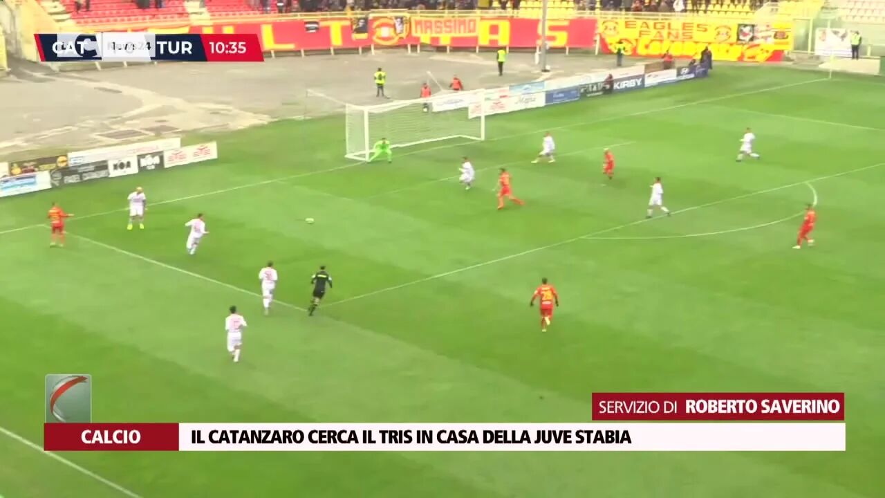 Il Catanzaro cerca il tris in casa della Juve Stabia