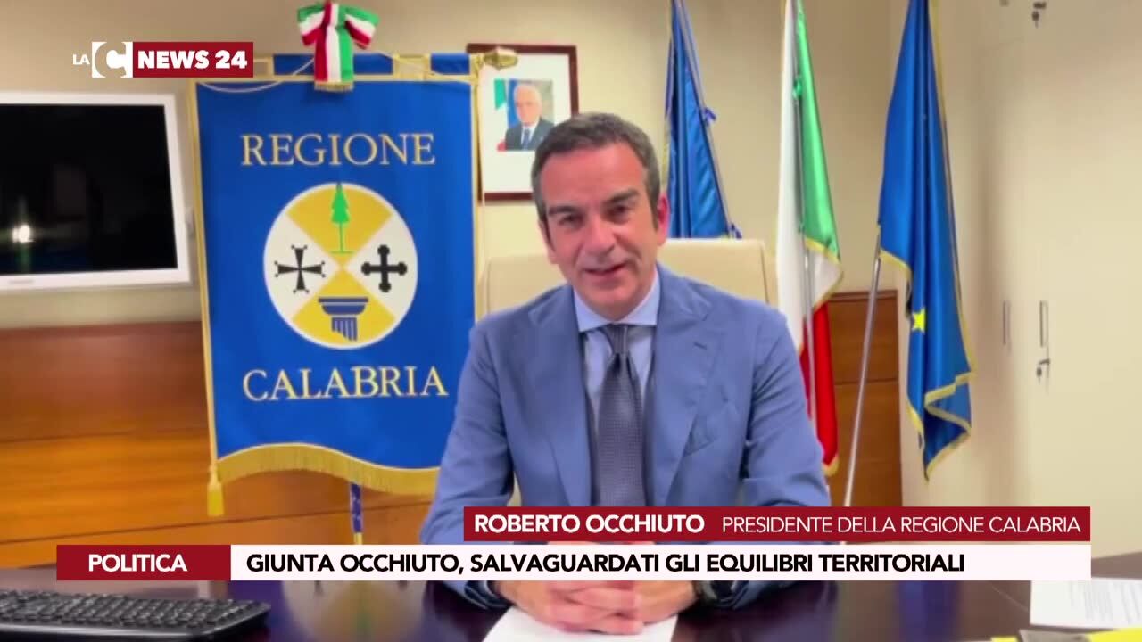 Giunta Occhiuto, salvaguardati gli equilibri territoriali