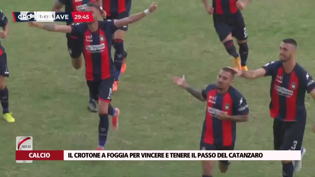 Il Crotone a Foggia per vincere e tenere il passo del Catanzaro
