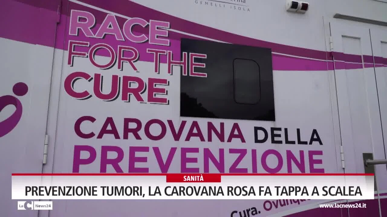 Prevenzione tumori, la carovana rosa fa tappa a Scalea