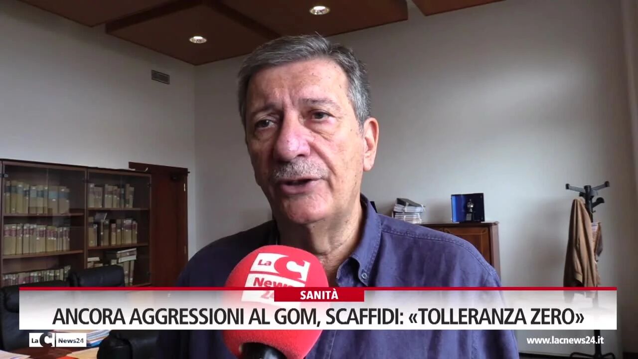 Ancora aggressioni al Gom, Scaffidi:  «Tolleranza zero»