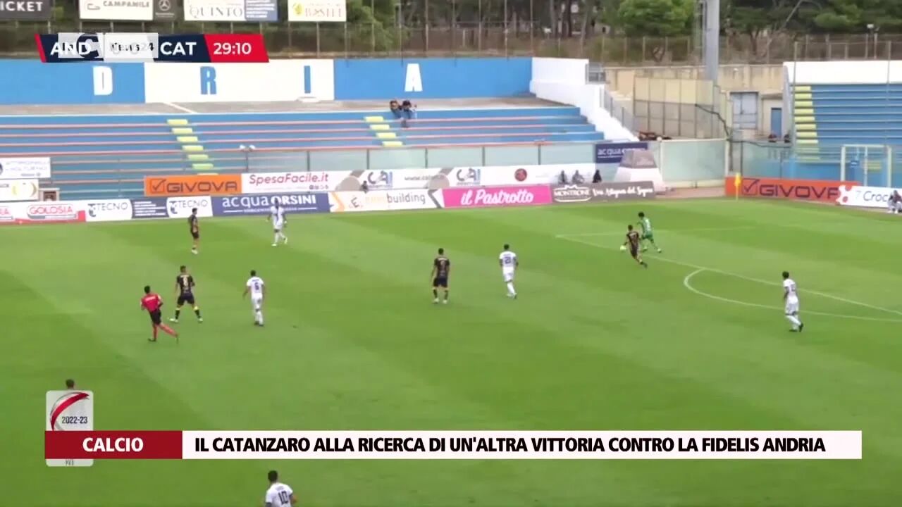 Il Catanzaro alla ricerca di un'altra vittoria contro la Fidelis Andria