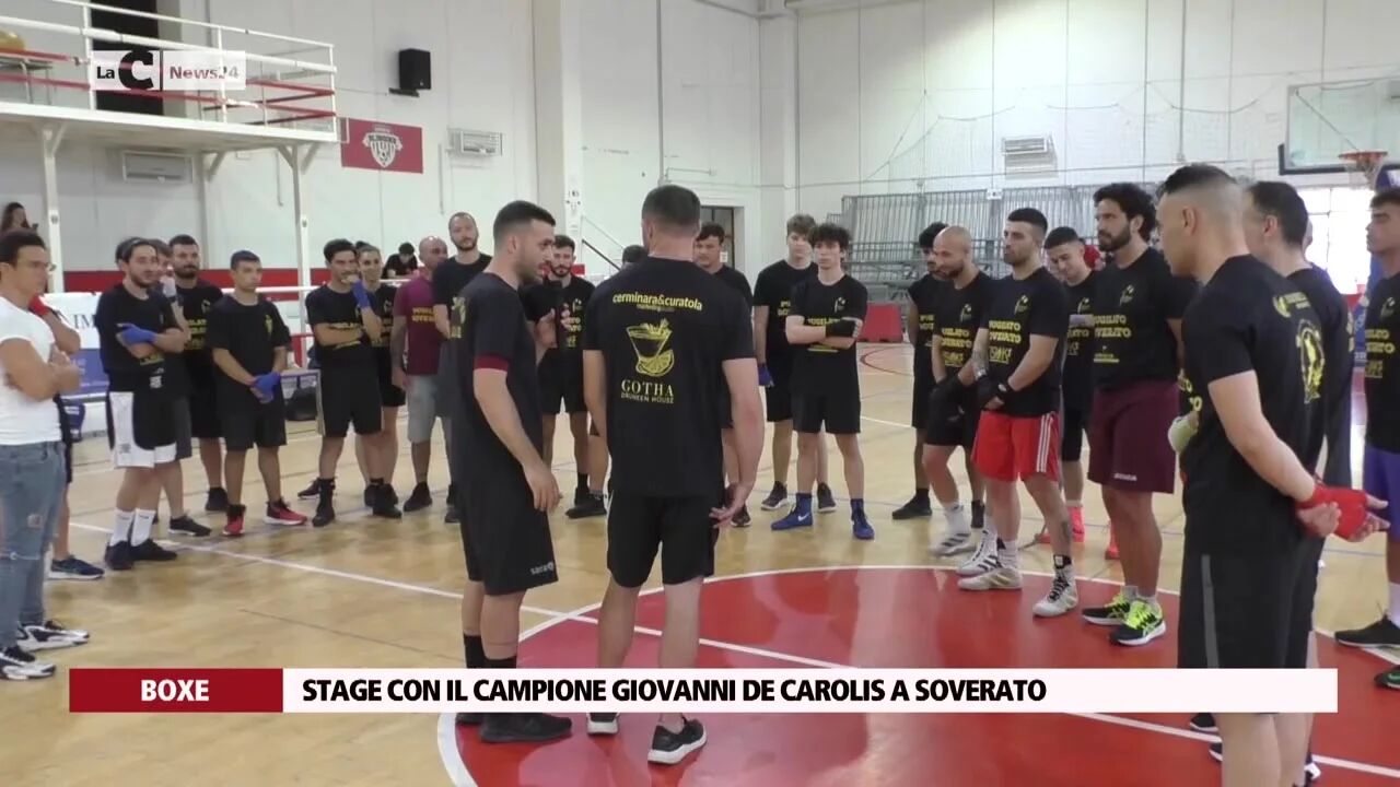 Stage con il campione Giovanni de Carolis a Soverato